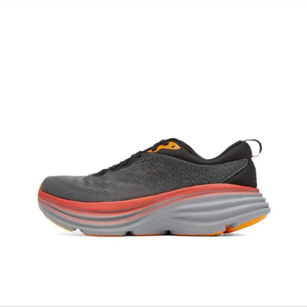 Marathon thick-soled soft shoes Bondi8 outdoor cross-country shock-absorbing running shoes men's and women's sports casual walking shoes - Image 10