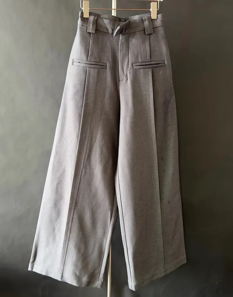 Niche design, stylish, loose, casual, wide-leg, mop, six-pocket trousers, straight vintage wide-leg trousers - Image 8