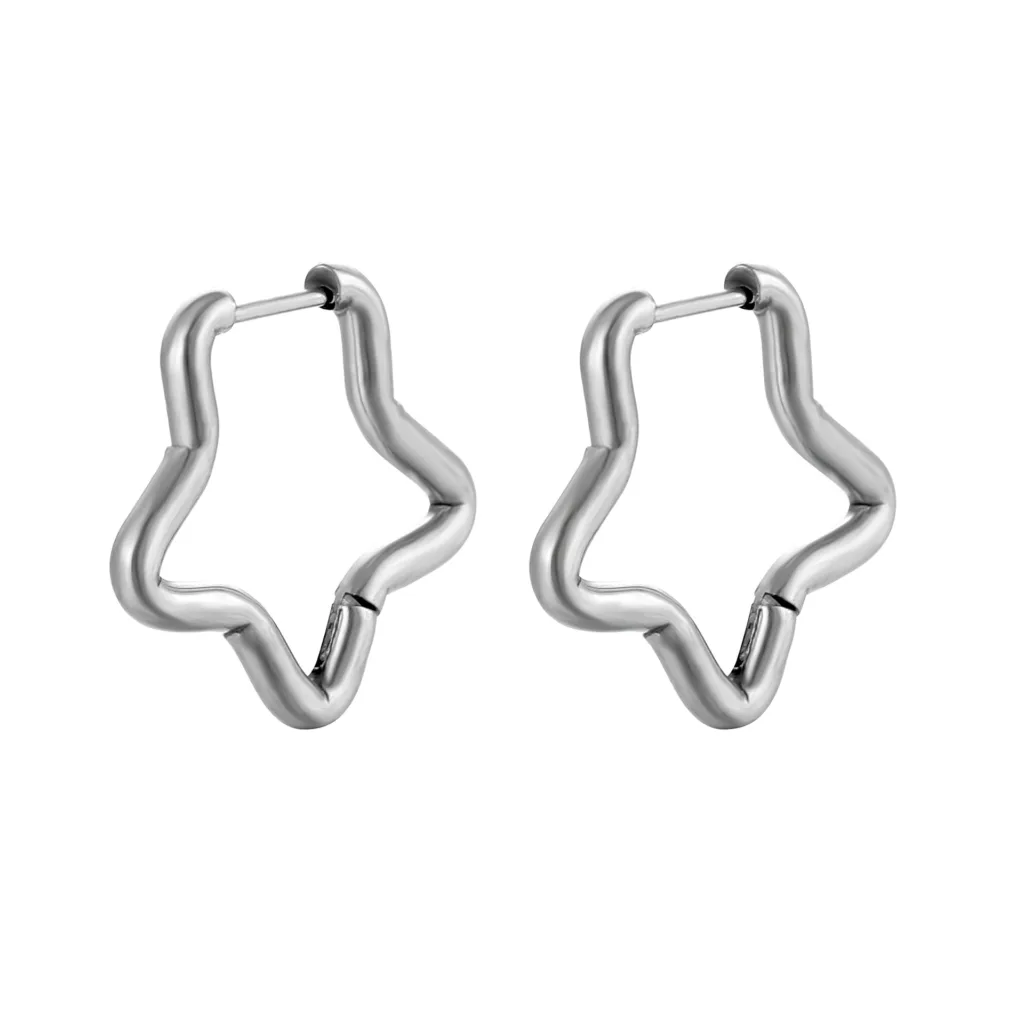 Trending personality fashion new hot selling stainless steel hot stud and earrings - Image 14